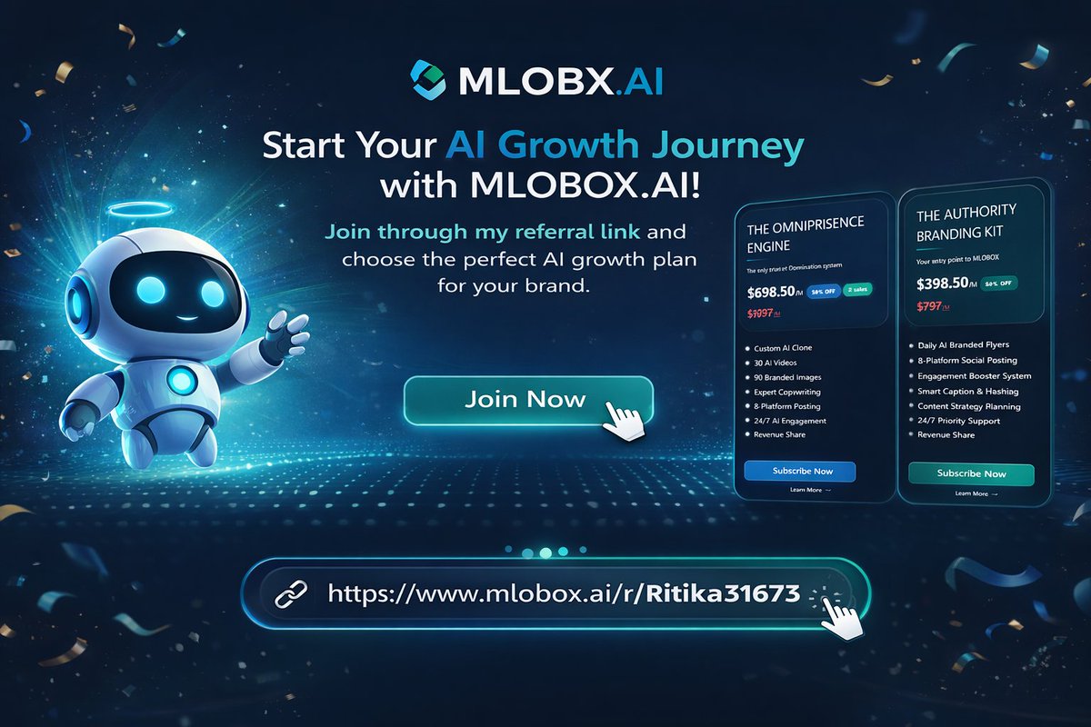 iManojPrajapat's tweet photo. Ready to elevate your brand with ai

 📧 web@mlobox.com

 📞 +919575016098 https://t.co/7bnqLxE7qZ