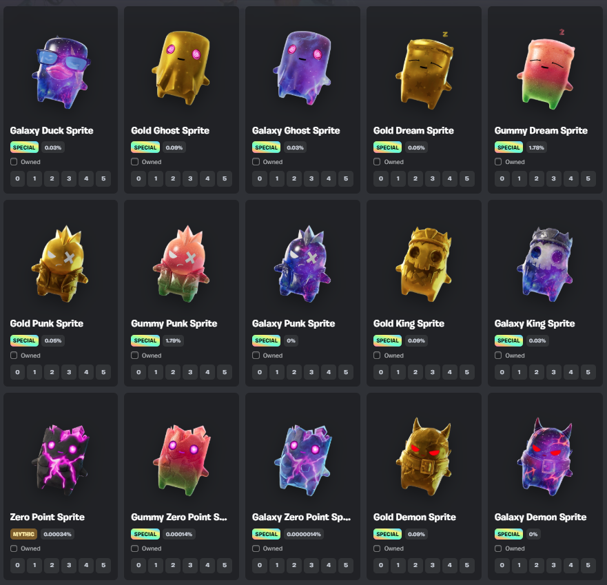 iDJMic's tweet photo. When chasing your Fortnite Sprites you MAX out at 200K Sprite Dust if you didn't know. Below my missing in action sprites I just can't find these last 15. 😅😅😞😤
#fortnitecommunityday #sprites #gamerdad #fortnite https://t.co/hMvxtuHxGK