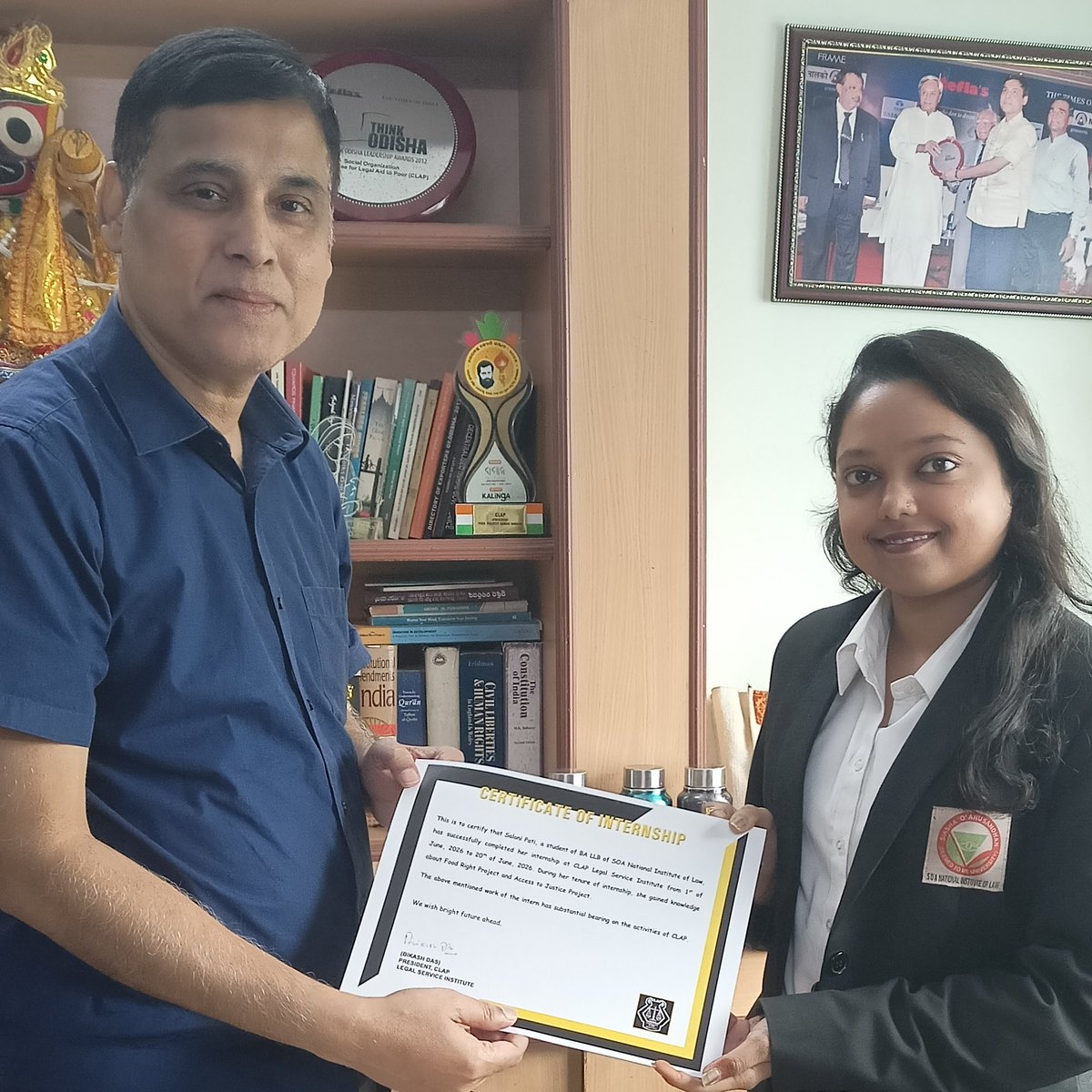 clap_india's tweet photo. CLAP Legal Service Institute congratulates the students from SOA National Institute of Law who have successfully completed their Summer Internship during the month of June. Throughout their internship, the interns demonstrated  commitment towards learning about CLAP's projects! https://t.co/Wo0hVNdqpp