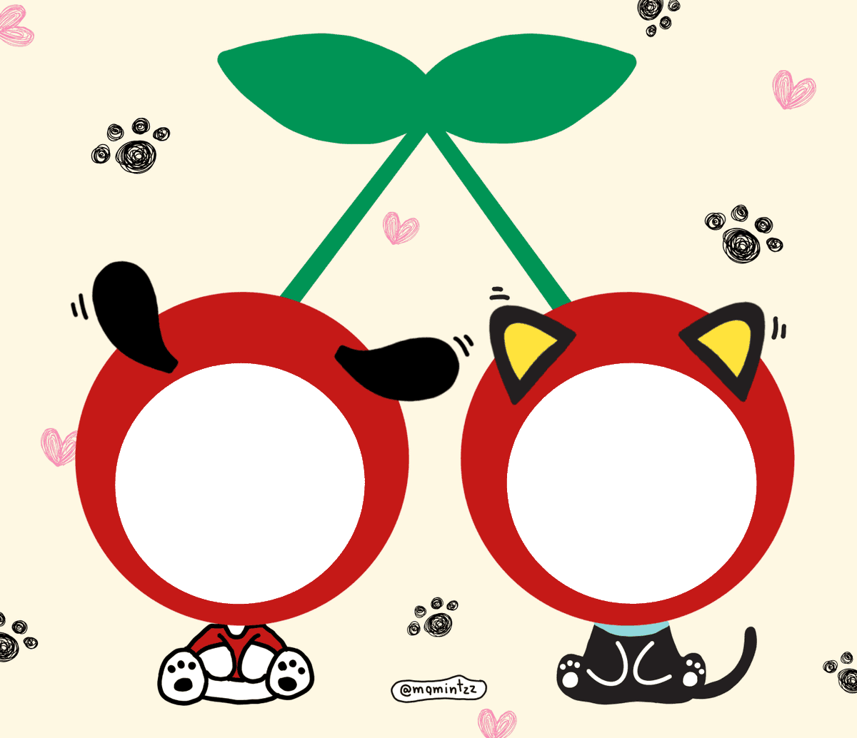 mamintzz's tweet photo. [ 🍒🐕‍🦺🐈‍⬛ ]* 

มาเล่นด้วยกันน้าาาาา https://t.co/k7ijn2Q7Kv