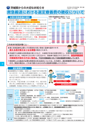 Iba_hokeniryou's tweet photo. 救急医療機関の適正受診にご協力を🚑
緊急時は迷わず救急車を呼んでください
迷ったら救急電話相談(おとな＃7119・子ども＃8000)へ相談📞24時間365日対応
ガイダンスにつながらない場合050-5445-2856へ
※茨城県では救急車要請時の緊急性が認められない場合、搬送先の対象病院で選定療養費を徴収します https://t.co/nQ0xLc4NNp