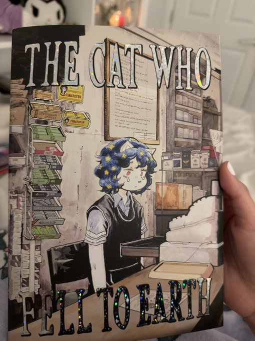 Goblincub - 1 pic. my new favorite read… 📖✨ pls buy this book, it deserves more readers i believe space cats can be happy 🐱🛸💙 @slimgiltsoul https://t.co/JFvQgWwYOi