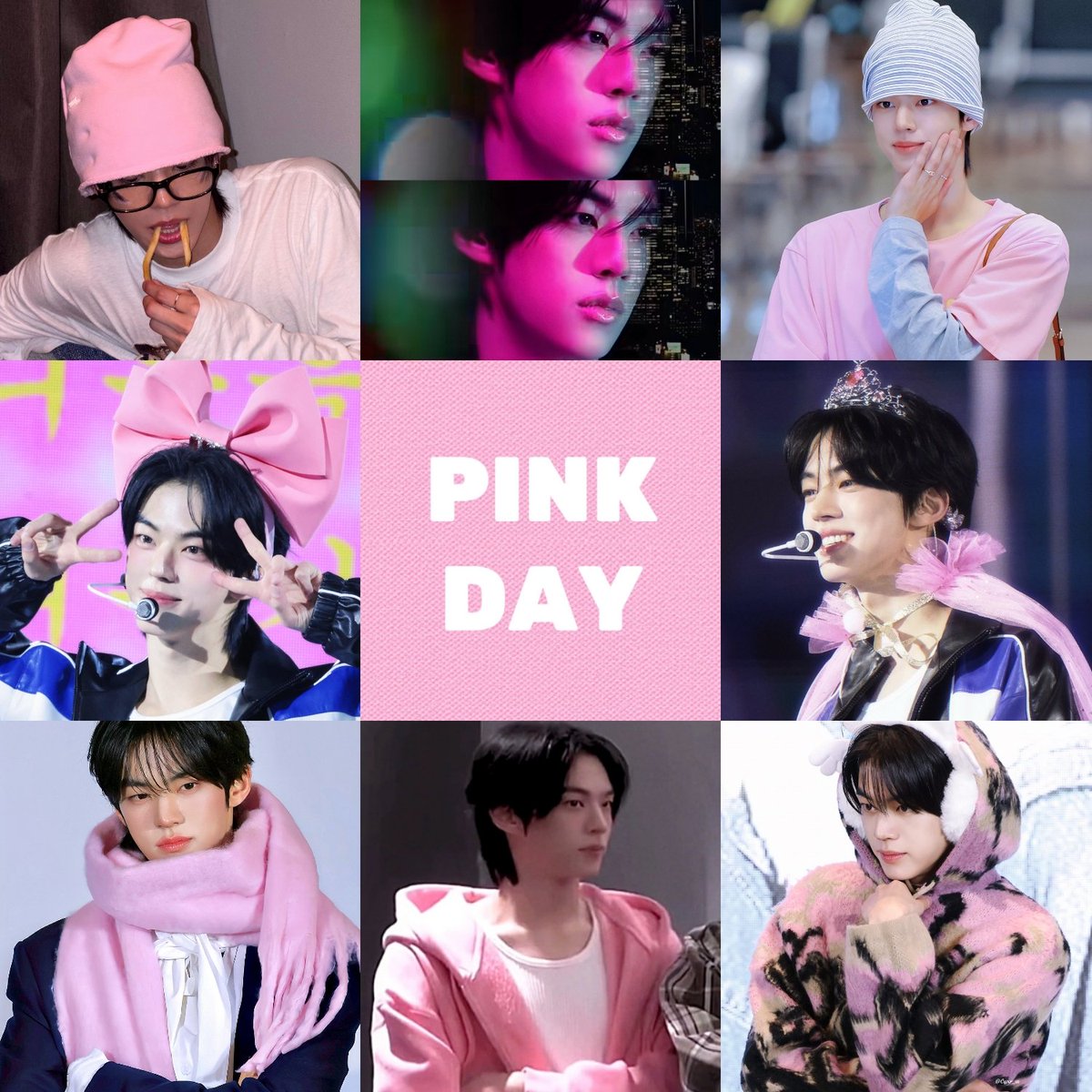 flamedorung's tweet photo. happy pink day! pink lover dohoon 🩷💕💗🌸 https://t.co/EqXk2iUN4v