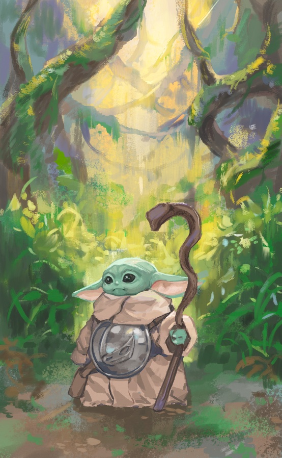 Frostmanon's tweet photo. Grogu’s World #grogu #themandalorianandgrogu https://t.co/hw6t9e4jhU