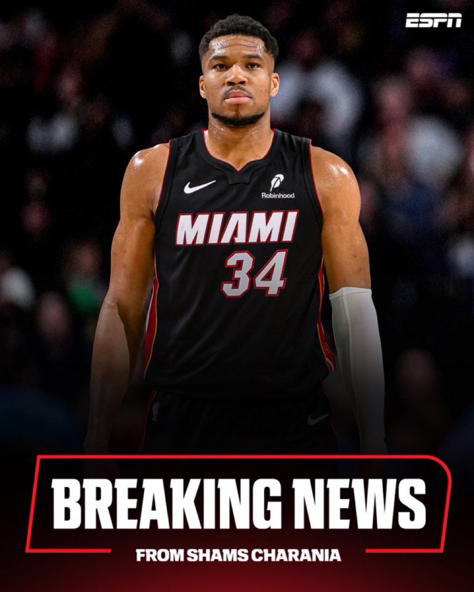 ShamsChaninia's tweet photo. Newly-acquired Miami Heat star Giannis Antetokounmpo plans to sign a 4-year/$275 million maximum contract extension with the organization once he becomes extension eligible on October 1, sources tell ESPN.

The contract extension would run through the 2030-2031 regular season. https://t.co/DbGtjsVpOL