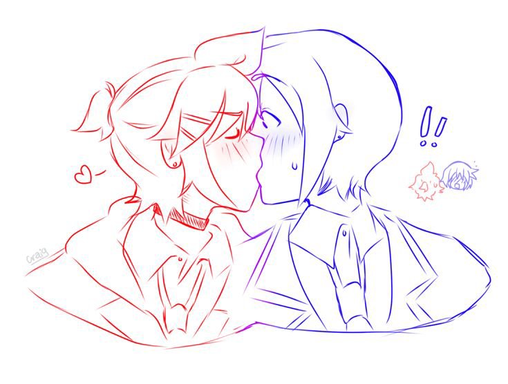 rekailenkai's tweet photo. doodles rekailen que solo subí a pinterest 
#カイレン https://t.co/0H3JPVw618