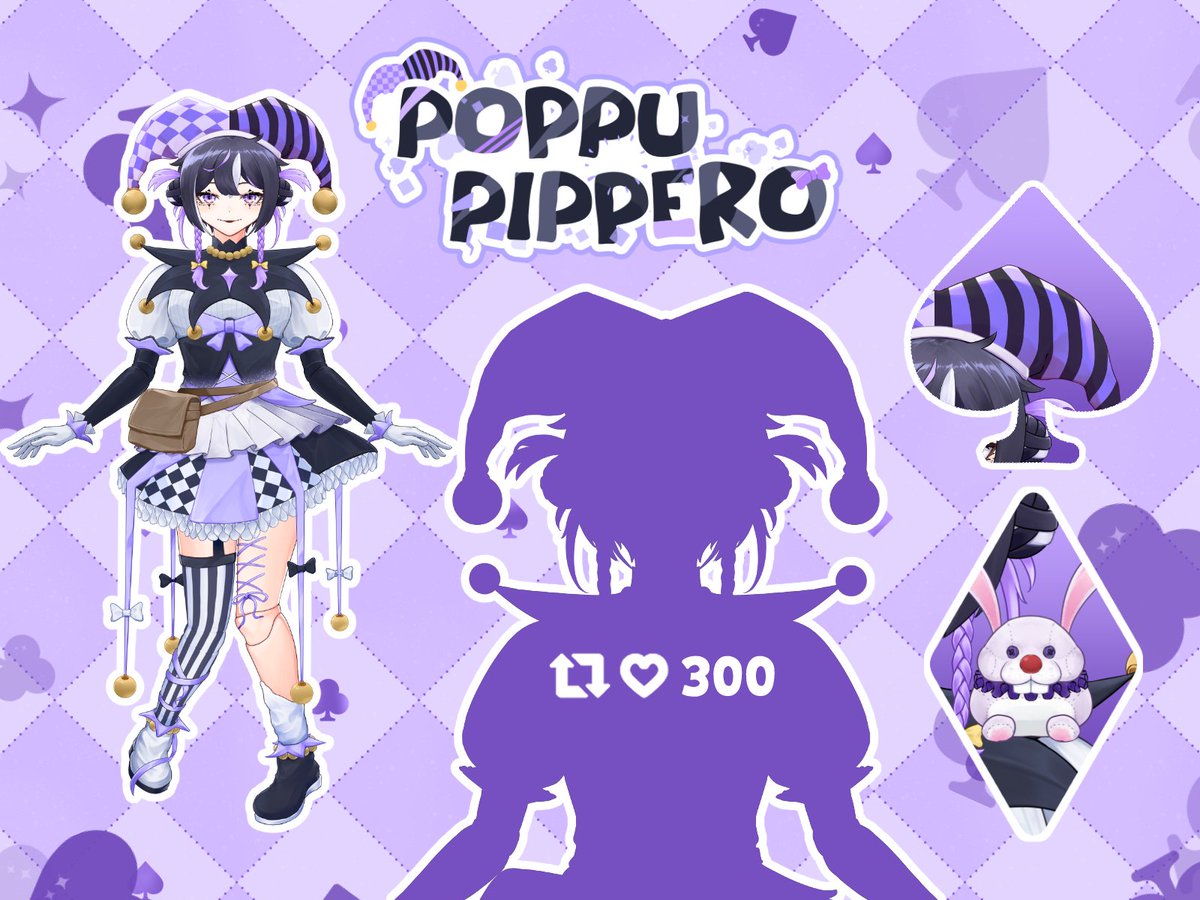 PoppuPippero's tweet photo. U-UWAAGHH—Si-silau sekali... Oh? Apa ini? Sudah reveal wajah saja!🙀 halooo Spectapops!!!👋💜 https://t.co/OrTfqLKjig