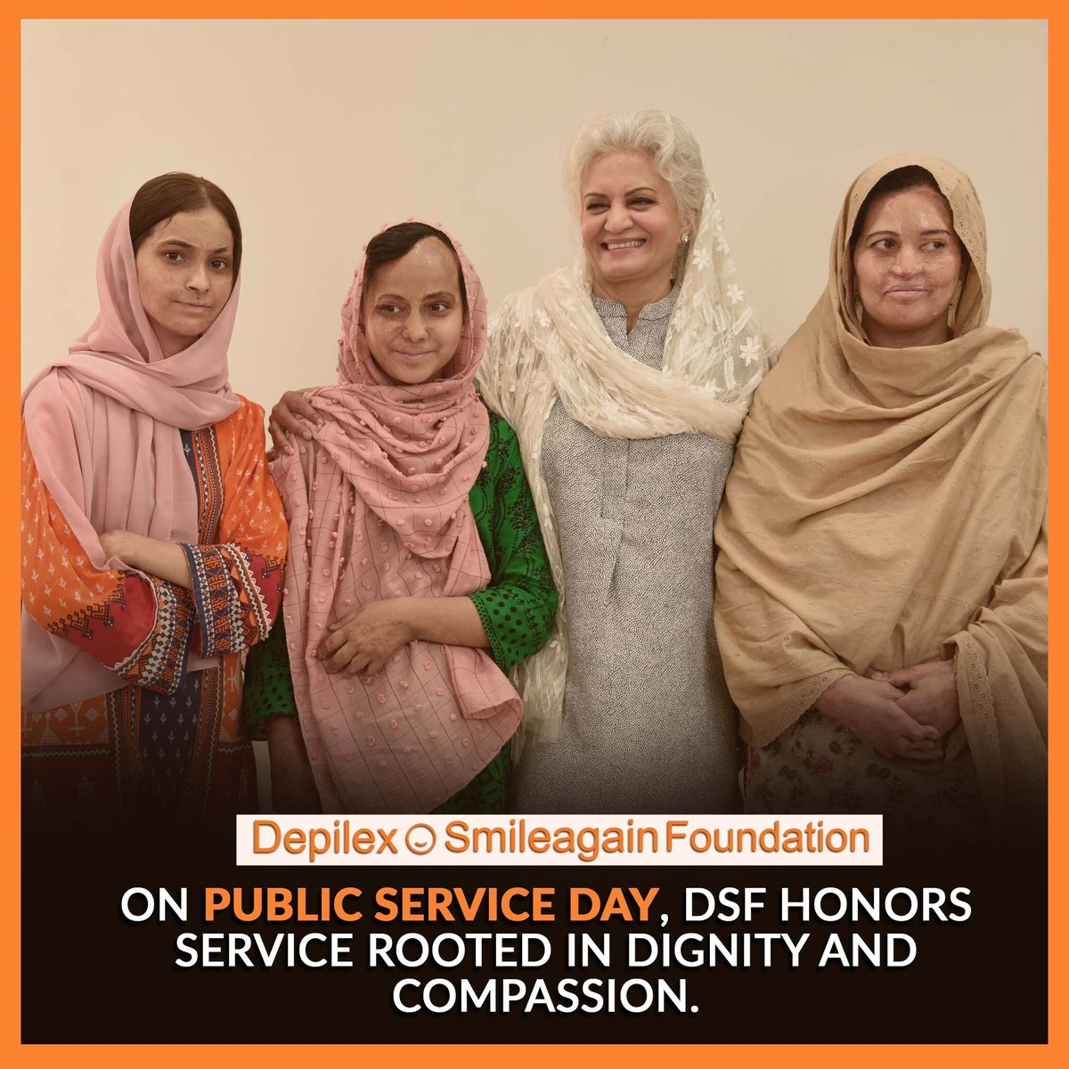 DSF_Smileagain's tweet photo. On #UNPublicServiceDay, DSF reaffirms its mission to serve burn survivors with dignity, healing, and empowerment. Public service is about restoring hope and protecting humanity.

Support this mission - donate today: https://t.co/MqeUyZWFbe

#DSF #DSFCare #Smileagain https://t.co/bNOAScpQKf