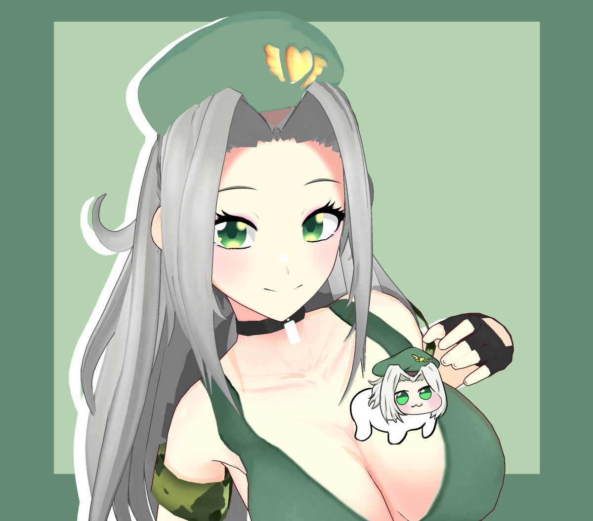 PanWo341's tweet photo. y como para no dejar morir la cuenta hice un modelo de @pamila_vol Versión sin y con lentes
- Pan 🍞
#pamiFANART https://t.co/mZl8lr0CD4