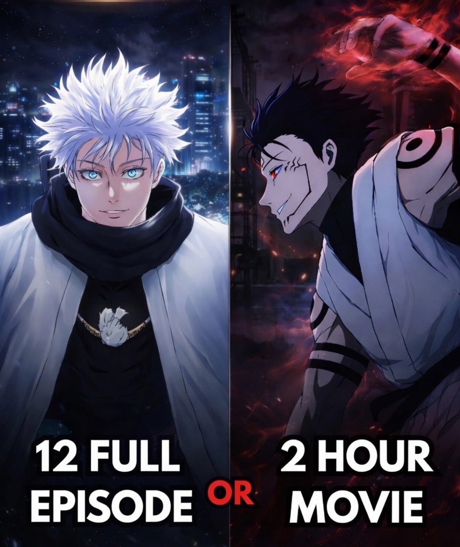 heyjay_xo's tweet photo. WHAT FORMAT DO YOU THINK SUKUNA VS GOJO DESERVES?? https://t.co/bAodyfWMX4