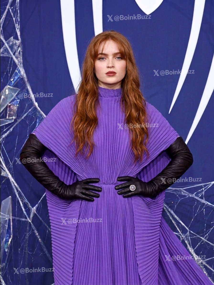 BoinkBuzz's tweet photo. Sadie Sink at the Fan Event for
‘SPIDER-MAN: BRAND NEW DAY’ 💜 https://t.co/jSLVLrrLks