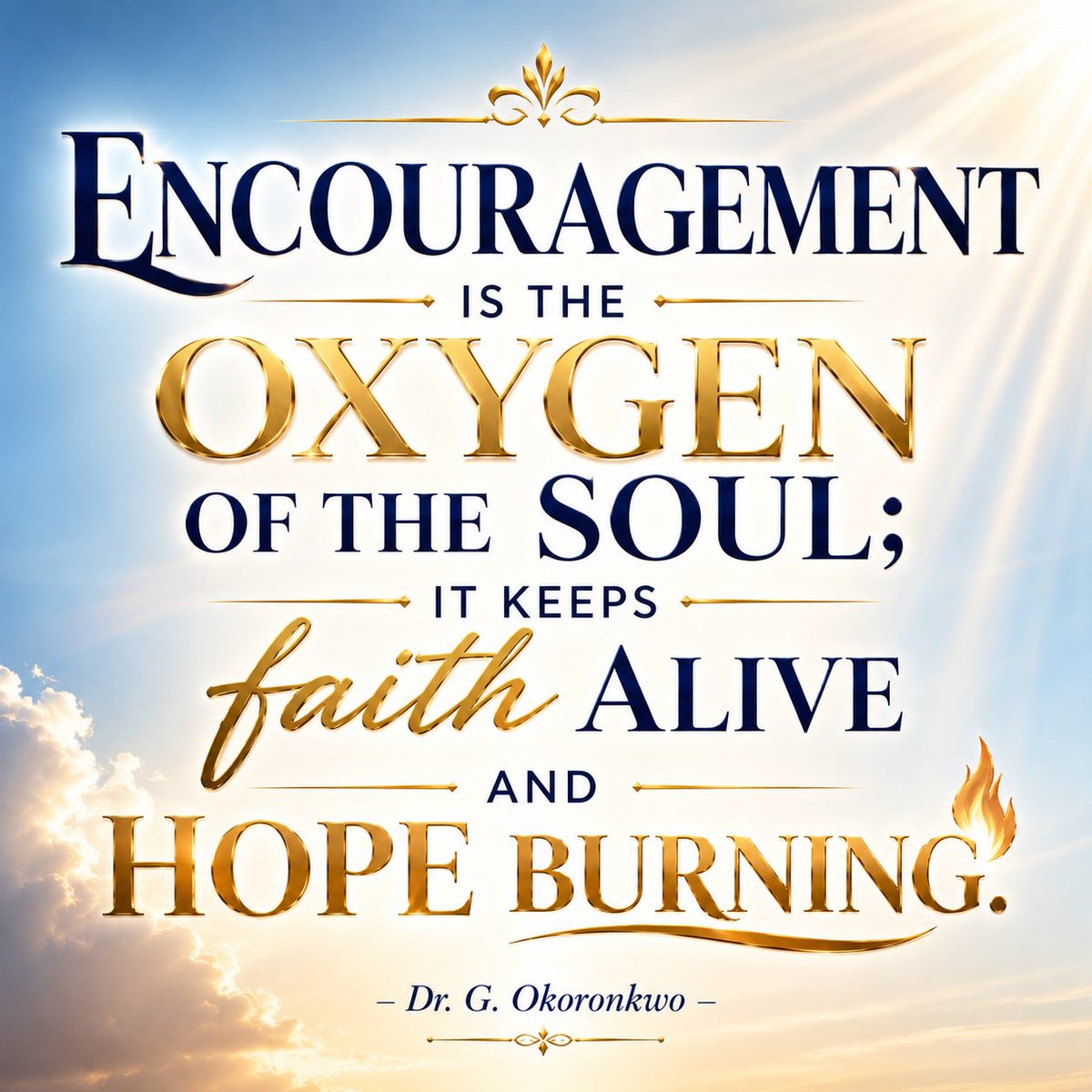 Pastor_Gracious's tweet photo. GRACEFUL QUOTES
Encouragement is the seed that grows courage and faith in the next generation. https://t.co/LkNWl2ypju