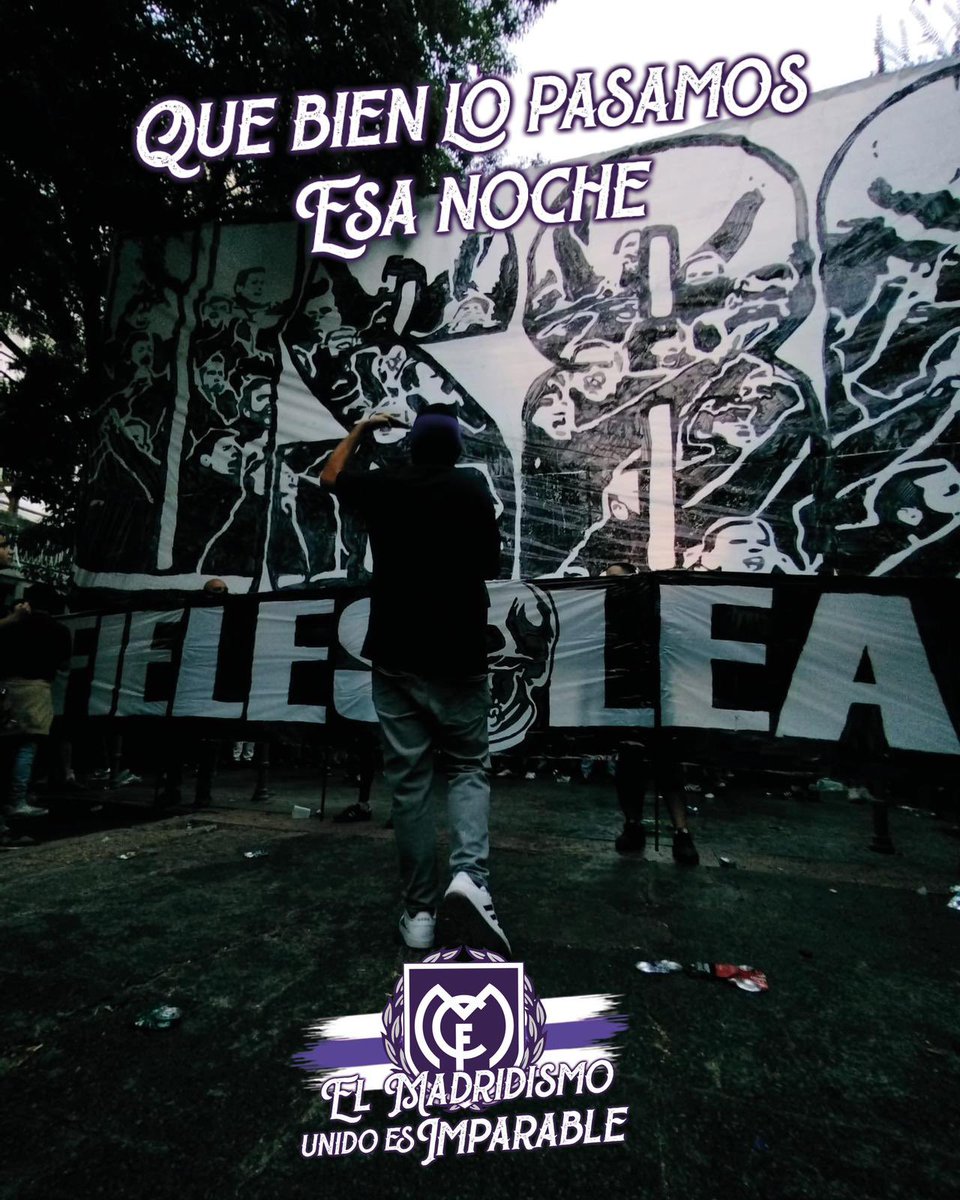 FondoSur_1980's tweet photo. Que bien lo pasamos esa noche. #OtroRealMadridEsPosible https://t.co/uDnk5awpmF