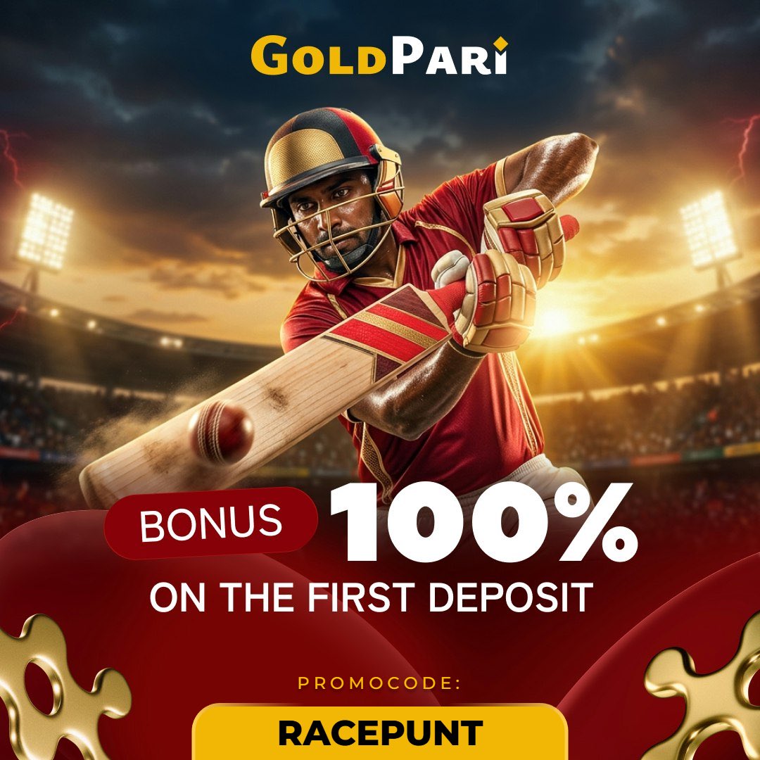 race2oddstips's tweet photo. GOLDPARI 💰💰
WINNINGS BIG

F2MU5

Registration link: https://t.co/z4dK8VqxN3

 referral link: https://t.co/VcwittSYrK

Your promo code: RACEPUNT
 
GET 100% bonus on your first deposit 💰 https://t.co/tRqBvKIwGX