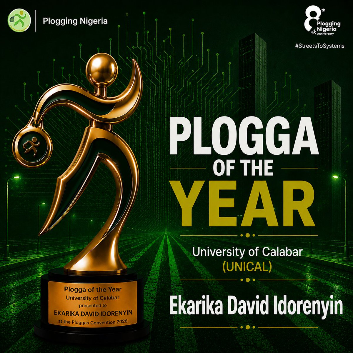 ploggingnigeria's tweet photo. ποΈπ
π₯
Celebrating our South-South Communities Ploggas of the Year, for their extraordinary year of commitment and dedication to Plogging Nigeria.
Congratulations on your well-deserved recognition Ploggas.
#PloggasConvention2026
#PloggingNigeriaAt8
#StreetsToSystems https://t.co/KdH0MTi0pk