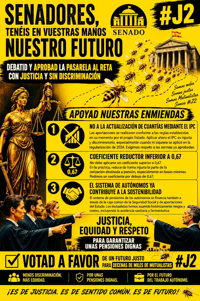 EstevezMayayo's tweet photo. Sres. No es un juego, es nuestra vida. Arts 14 41 y 50 Constitución @NereaAhedoCeza @HakimAbdeselam 
@Inma_Roca @OlaiaDuarte @ROCIOBRIONESMO @fabian_chinea
@BienveDeArriba @sarabailac
@otazu35 @SusanaMarquesE @MurMelania @ona_dionis @CarmenPrezBecer #J2NoSeRinde 🐝🐝🐝 https://t.co/s8Msu7QzeQ