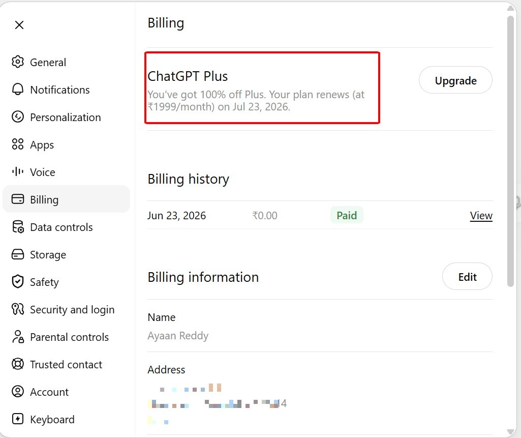 anngdec's tweet photo. wts ChatGPT Plus 1 month
ChatGPT Plus activated successfully ✅
Please DM me https://t.co/V9U8xPEI0n