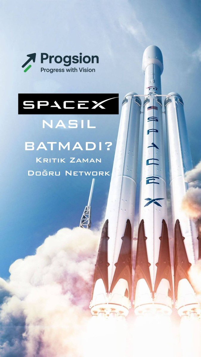 Progsion_'s tweet photo. 2.5 Trilyon dolar değere ulaşan SpaceX, 2008 yılında iflasın eşiğinden sadece birkaç günle dönmüştü. 🚀

#Progsion #SpaceX #ElonMusk #Network #PeterThiel

Not: Borsa verileri 19.06.2026 kapanış itibari ile alınmıştır,
Yatırım Tavsiyesi Değildir https://t.co/v1rqqlQer3
