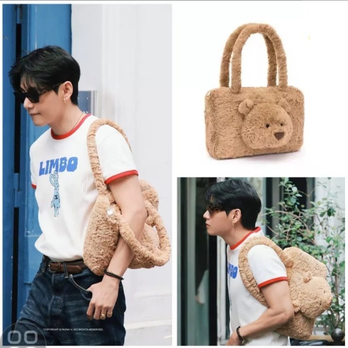 sweetsycha's tweet photo. WTS Tas V Bear Plushie Totebag Dupe China Jellycat 🧸✨

✔ Inspired design 
✔ Soft &amp; fluffy material 
✔ Ready stock INA

🛒 Available on Shopee: 
https://t.co/Pxn8XHlqkx

#BTS #방탄소년단 #Taehyung #V  #BearBag #Totebag #KoreanStyle #TasBulu #TasLucu https://t.co/EIlJCYKH3L