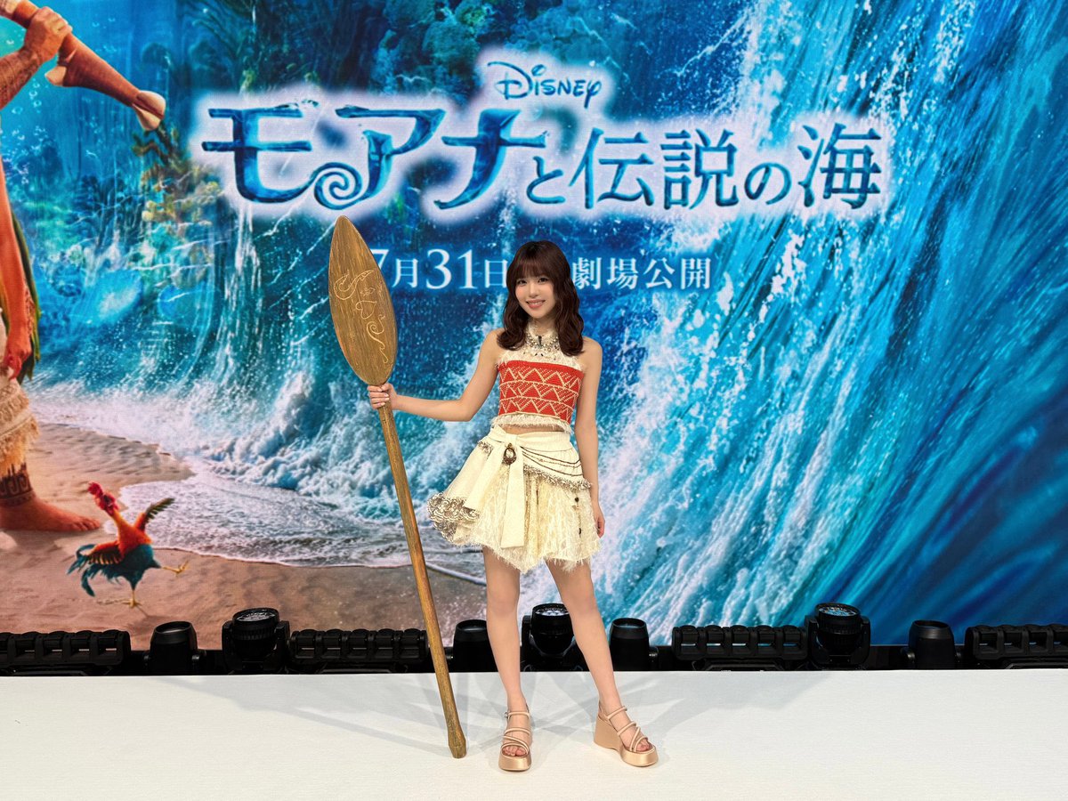 lexyhmup's tweet photo. 🌊実写版「モアナと伝説の海」スペシャルイベント
#TSUZUMI
ヘアメイク担当させて頂きました🧡
(inyeon hairmake team.)
#モアナと伝説の海
#この夏TSUZUMIとモアナの海へ
#ME_I #ミーアイ #미아이 https://t.co/G8VoAMJ99m