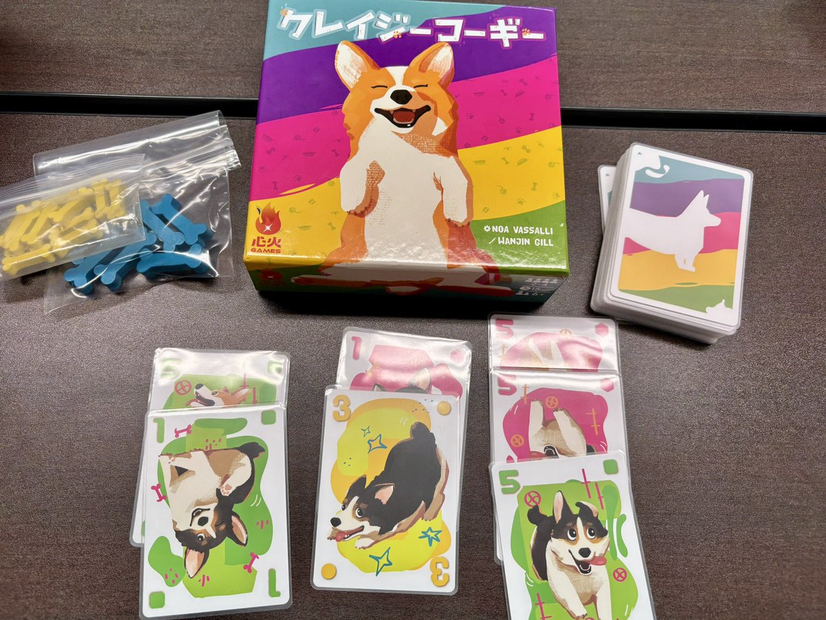 taira_hamaboard's tweet photo. 『6月ボドゲ会プレイ記録🎲』

・クレイジーコーギー
・ジュエルマイスター
・Make'n Break(持込)
・ブルゴーニュの城(持込)
・隅田川レッドタウン
・ダービーカジノ

「他卓」
・まっぷたツートントークン2
・パンダロイヤル
・フロマージュ
・HUTAN
　etc https://t.co/Twjlm2QCx6