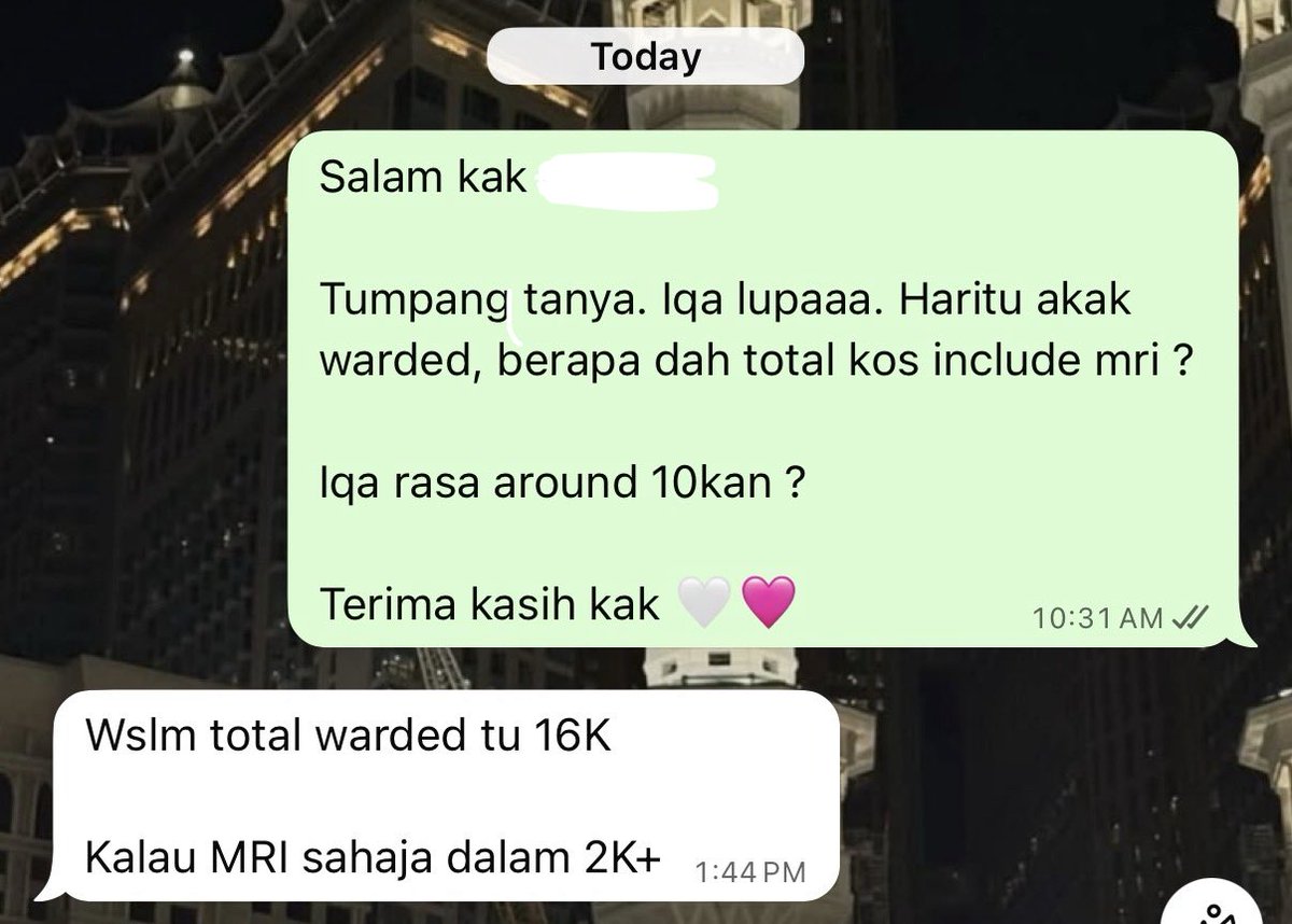 ieqalis's tweet photo. Ada one of my client, warded tahun ni disebabkan kencing kotor (ada infection urine) juga.

Walaupun nampak simple case, tapi mahal. Kes ni tak perlu surgery pun. Kalau surgery, mesti lagi mahal! 

Insurans / takaful memang mahal.
Tapi kos rawatan lagi mahal.. https://t.co/B0Imds5Tuy