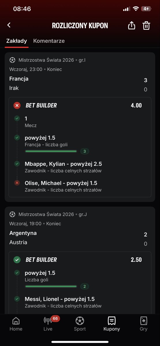 xApachexx's tweet photo. @betsidepl Dwa celne Olise a potem Cherkiego…. Zawsze coś jak już fajne kursy weszły https://t.co/dSrmbB5RDD