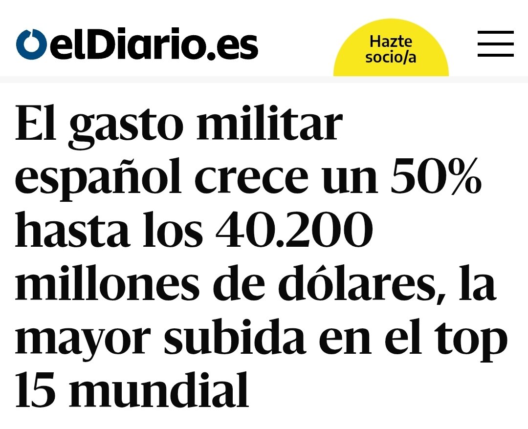 Scarlett_GJ's tweet photo. El gasto en armas para la OTAN ha crecido en miles de millones, pero estos sinvergüenzas dicen que el problema es que si con más de 52 años te quedas en paro, cobres un subsidio de 480€ de mierda. https://t.co/OZCcw8pl8b