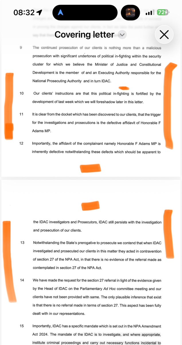 ZiyandaNgcobo's tweet photo. BREAKING: SAPS, IDAC ROW DEEPENS

Crime intelligence boss Dumisani Khumalo and maj-gen Nozipho Madondo have filed complaints with ministers of Justice & police as well as the NDPP following the arrest threats debacle.

They have also written to IDAC head Andrea Johnson wanting to know why their warning statements were not taken.

Their lawyers have asked the justice minister to look into whether IDAC has been acting within its constitutional mandate. 

#SAPSWars #DumisaniKhumalo #IDACArrests