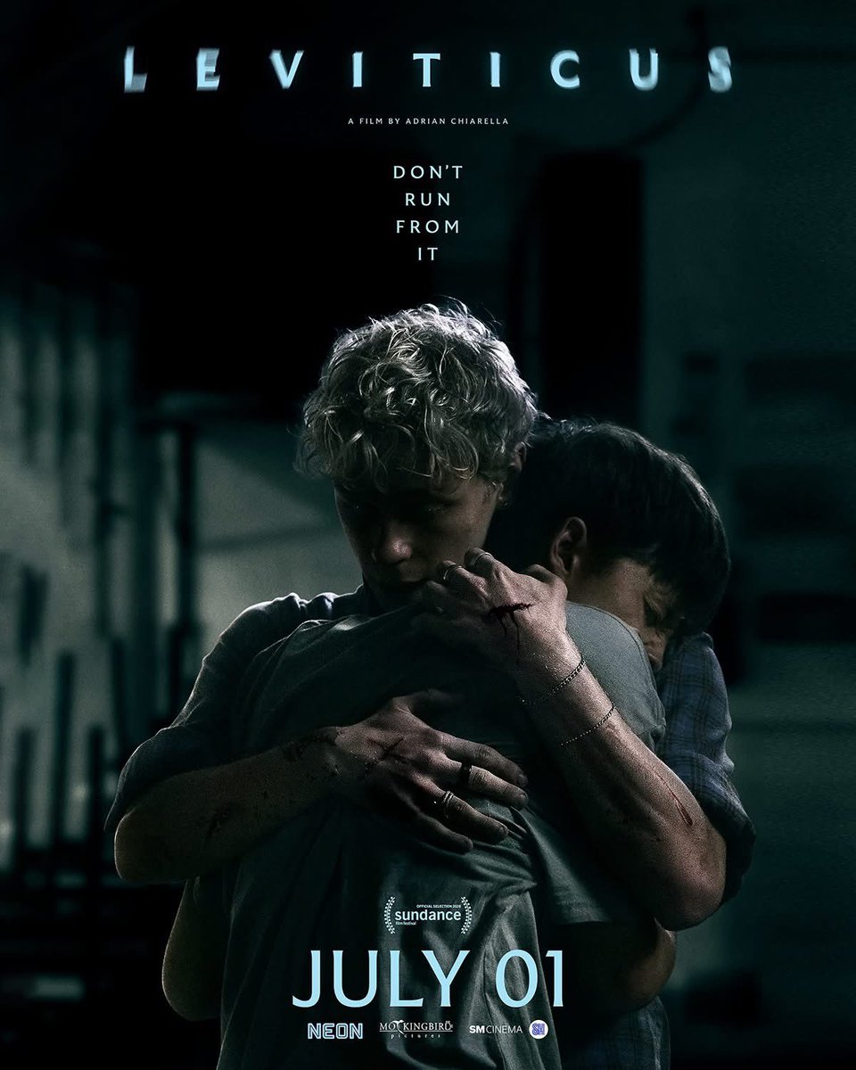 cbo_channel's tweet photo. LOOK: 'Leviticus' has received an R-16 rating from the MTRCB, with a running time listed at 1 hour and 28 minutes.

Written and directed by Adrian Chiarella, the supernatural horror stars Joe Bird, Stacy Clausen, &amp; Jeremy Blewitt. In PH cinemas July 1. #Leviticus https://t.co/EY7tiFTLh1