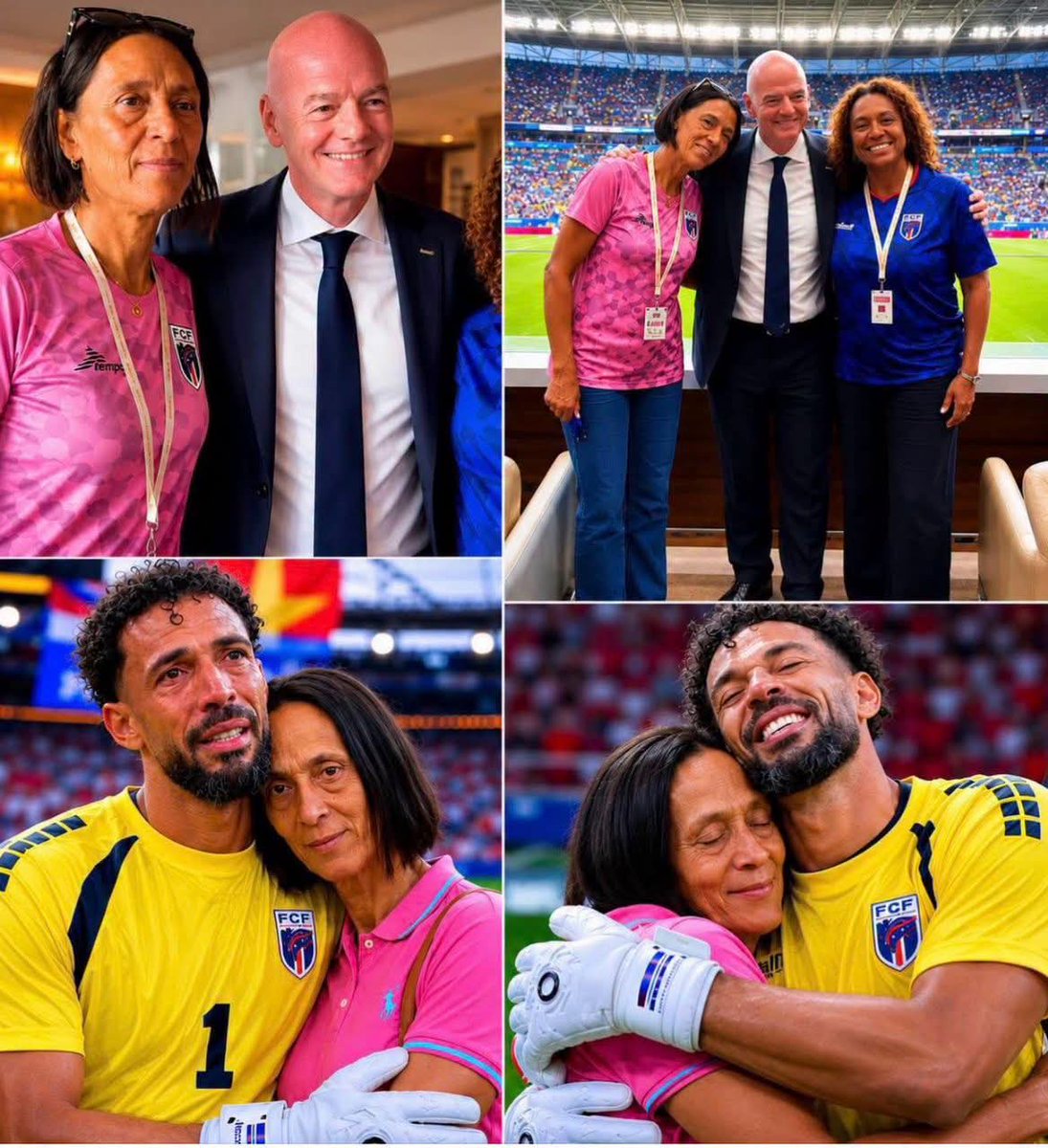 XajiAdam's tweet photo. Dhowr todobaad ka hor cidina ma aqoon Hooyada goolhayaha xulka kubadda Cabo Verde, Vozinha, hase yeeshee dedaalka weyn ee wiilkeeda ayey caan ku noqotay, maanta qof kasti wuxuu doonayaa in uu sawir la galo. Wax qabadka wiilkeeda ayey halkaas ku gaadhay. https://t.co/YAWUPYMqjw
