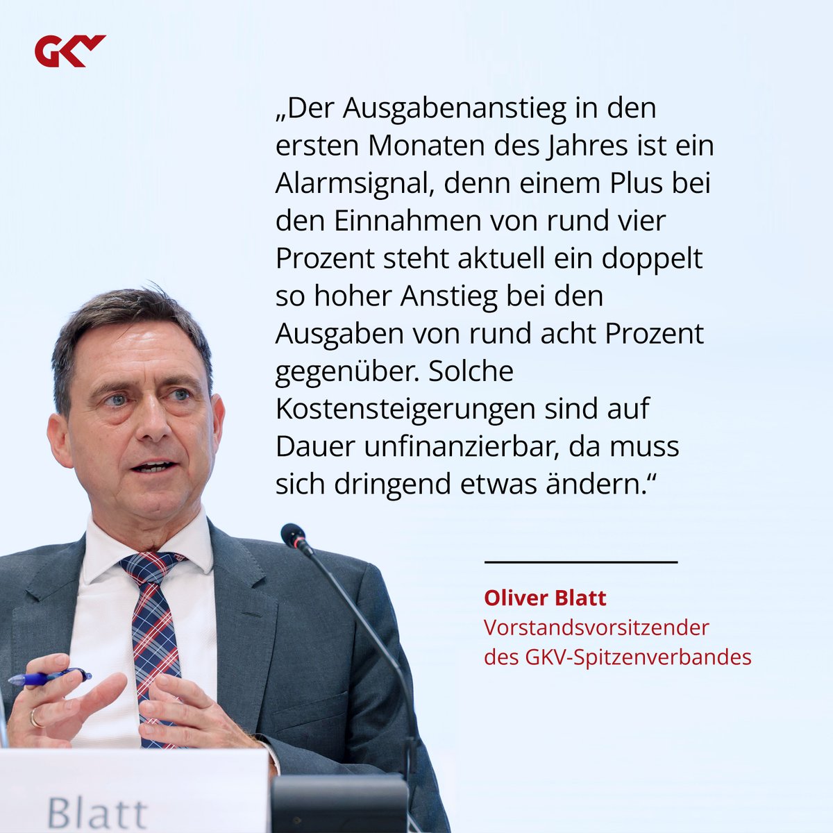 GKV_SV's tweet photo. 75 Mio Versicherte erwarten ein Sparpaket, das die Beitragsspirale stoppt. Dazu müssen alle einen fairen Beitrag leisten! Die Politik muss: Die Ausgaben sinnvoll begrenzen, damit die Beiträge stabil bleiben können. #GKVTag #WirsindGKV https://t.co/IOGBi2Euzh https://t.co/3l6bgInXIf