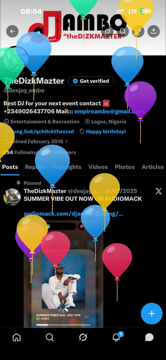 deejay_ambo's tweet photo. Another day to celebrate 
+1 https://t.co/8ChHuFIwaj