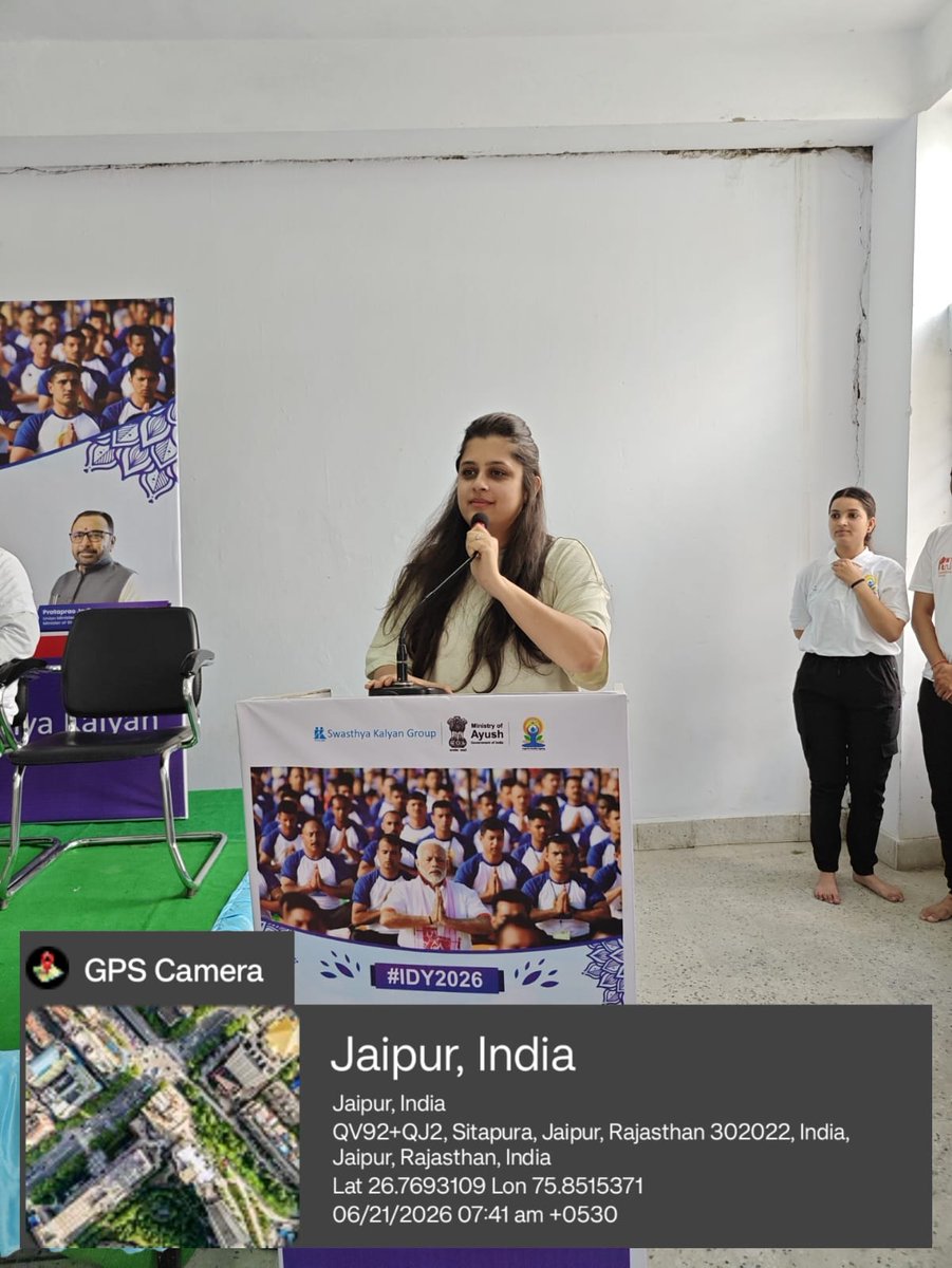 SKH_MC's tweet photo. 🧘‍♂️✨ International Yoga Day Celebrated at Swasthya Kalyan Homoeopathic Medical College &amp; Research Centre ✨🧘‍♀️

In celebration of International Yoga Day 2026, Swasthya Kalyan Homoeopathic Medical College &amp; Research Centre organized a yoga session on 21st June 2026 under the global https://t.co/8SWc313AZ5