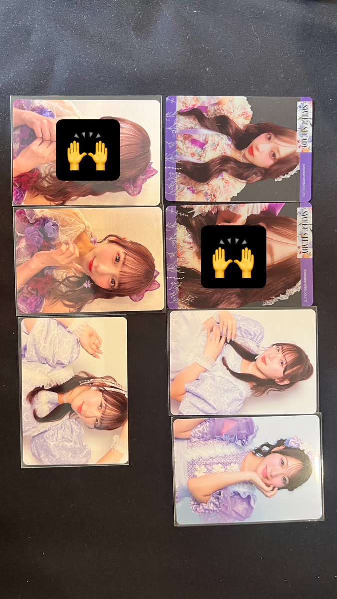 aniLin_e's tweet photo. すいすて🧡💜♥️🩵トレカ買取募集

求)紙トレカ200円、クリアトレカ500円
     +送料

・まとめ買い優先

画像に印をつけてリプをお願いします。
 #すいすて  #すいすて交換  #すいすて買取  #庄司なぎさ  #塩川莉世  #白石まゆみ  #音井結衣  #SWEETSTEADY https://t.co/iKGJj0ZMLp