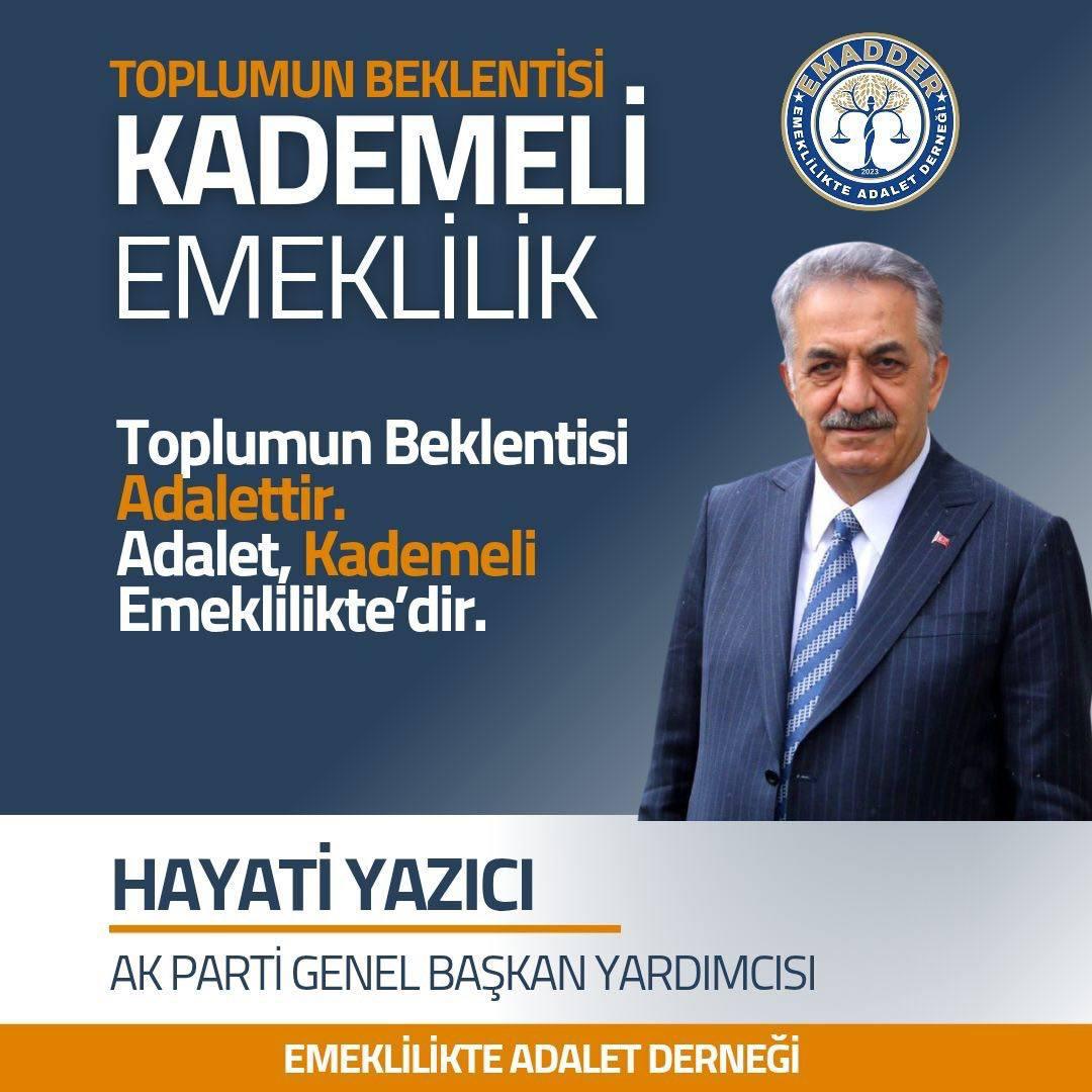RK343737's tweet photo. @mihribanugurluu @EmadDernegi Kademeli emeklilik gelene kadar mücadeleye devam edeceğiz 
@EmadDernegi 
#KademeyeHayatiAdım https://t.co/Pzz3BjD2rF