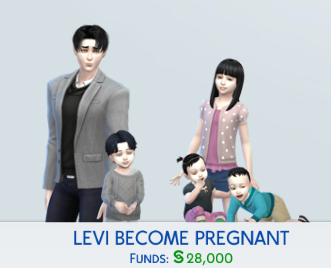 DarcieRuse's tweet photo. irresistable urge to make levi in sims as a single father with 4 kids for some reason. chasing that feeling. https://t.co/m3dfSgTcMM