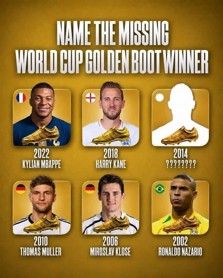 Abu_Jawaadd's tweet photo. Guess the FIFA World Cup Golden Boot Winner 👀 https://t.co/K6I7QUC5Vt