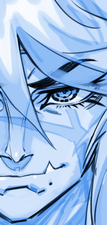 イケメン描いてる 