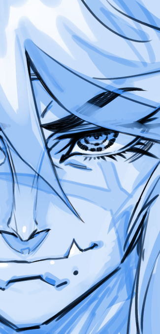 イケメン描いてる 