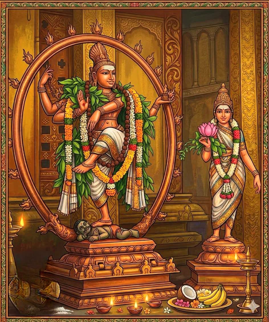 TheDanceOfSiva's tweet photo. #சுத்தாத்வைத_சைவசித்தாந்தம் 

நாம் முற்பிறவிகளிலே செய்திருந்த சரியையாதி மூன்று வகைத் தவத்தின் பக்குவம் நோக்கி ஞான நெறியிலே செலுத்த இறைவன் முற்படுகிறான் .

அங்ஙனம் முற்படும்போது நமது இருவினை ஒப்பு - மலபரிபாக நிலை கண்டு குருவடிவாக வந்தருள் செய்கிறான் . வீடு பேற்றுக்குச் சிறந்த சாதனம் ஞானமேயாதலால் , இந்த ஞானாமுதம் இறைவனருளால் ஏற்படுகிறது . இது கேட்டல், சிந்தித்தல் , தெளிதல் , நிட்டைகூடல் முதலிய முறையில் தீக்ஷையாதி செய்யப்பட்டு ஞான குருவினால் அருளப்படுகின்றது . ஞானாசிரியர் உபதேசத்தைக் கேட்டலும் . சூரிய சந்நிதியில் சூரியகாந்தக் கல்லினிடத்து நெருப்பு விளங்கித் தோன்றுதல்போல் நிருவிகற்ப விளக்கம் ஏற்படும். 

இதன் பின்னர் விளைவது சிந்தித்தல் எனப்படும் நிட்டை விருப்பம் . ஓடும் பொன்னும் ஒக்க நோக்கும் நிலை இதனால் வருவதாகும் . அதாவது , தன்னையும் தலைவனையும் காணும் நிலை ஏற்படுவதாகும் . இது சவிகற்ப நிருவிகற்பமற்ற இடைப்பட்ட நிலை எனப்படும் . இதன் பின்னர் நிகழ்வது தெளிதல் ஞானமாகும் . இது அன்பின் விளைவாகும் . இதனால் , ஒன்றிலும் பற்றிலனாய் எக்காலத்தும் எப்பொருளிடத்தும் நிறைந்து தோன்றும் நிலை உணரப்படும் . இது நிராதார நிலை எனவும் புகலப்படும் . இதன் பிறகு நிட்டையாகிய ஞானம் நிகழும் . இந்நிலையில் ஏக தேசப்பட்டிருக்கும் நிலை உயிருக்கு இல்லையாய் ஒழியும் . வயப்படுதல் இராது . இறைவியாபகத்தில் கலப்புண்டாம் . சீவன் முத்திநிலை ஏற்படும் . வாசனா மலம் இடையிடையே வந்து தாக்கும் போதெல்லாம் குருவாகிய சிவத்தையே கருதுதலாலும் அவ்வாசனா மலமும் நீங்கும் . பிறகு , அழுக்கு நீங்கியபோது ஆடையினது வெண்மை ஆடை முழுதும் விளங்கினாற்போல் உடம்பு நீங்கிய பரமுத்தி நிலையில் தமது வியாபகம் முழுதும் அறிவு விளங்கப்பெற்று முதல்வனோடு ஒத்து நிற்பர் . இத்தகையான ஜீவன் முத்திநிலையே கவலையற்ற நிலையாகும் . இதனையே திருவள்ளுவரும் ,

 “ தனக்குவமை இல்லாதான் தாள் சேர்ந்தார்க் கல்லால் - மனக்கவலை மாற்றல் அரிது . " என எதிர்மறை முகத்தால் வலியுறுத்திக் கூறலுற்றார் . இவர்கள் எப்போதும் இறை திருவடியை விட்டுப் பிரியார் . இவர்கட்கு வினை இல்லை : வினைப் பயனில்லை ;  இவர்கள் பாலரைப் போலவும் பித்தரைப் போலவும் பேய் பிடியுண்டவர் போலவும் ஒழுகுவர் . அதாவது, இவர்கள் பாலரைப் போல் எத்தொழிலையும் பயன்கருதாது செய்தலால் மாயா மலநீக்கம் பெற்றிருப்பர் ; பித்தரைப் போல் விருப்பு வெறுப்பின்றித் தொழிலைச் செய்தலால் கன்மமல நீக்கமுடையவராவர் ; பேய் பிடியுண்டவர் தம்மையே மறந்து தொழில் செய்வராதலால் ஆணவ
மல நீக்கமும் பெற்றவராவர் . 

" பால ருன்மத்தர் பிசாசரில்" எனவும் சங்கற்ப நிராகரணம் , இந்த நிலையானது விரிந்த பரமானந்த நிலையாம் . இது குருவருளால் வருவ தென்பது மேலே சொல்லப்பட்டது .

இங்ஙனம் சிறந்த சீவன் முத்த நிலையில் நம்மை ஆழ்த்துவது குரு திருவருளாதலால் சற்குருவினை , “ முற்றத்தே விட்டவர் எனவும் ( "சாலப் பெரியர் " எனவும் குறித்தருளினர் ஆசிரியர் . இந்த ஞானமூர்த்தி சிவமே யாதலால் சாலப்
பெரியர் என்றார் . இவரது திருவருளுக்கு முற்றும் இலக்கானவர்கள் ஏது தொழிலைப் புரியினும் இறை திருவடியைவிட்டு நீங்கார் . இவர் கட்கு இன்பதுன்ப உணர்வில்லை . வாயுவானது மென்மையான தென்றலாக வீசினாலும் , வன்மையான சூறாவளியாக வீசினாலும்