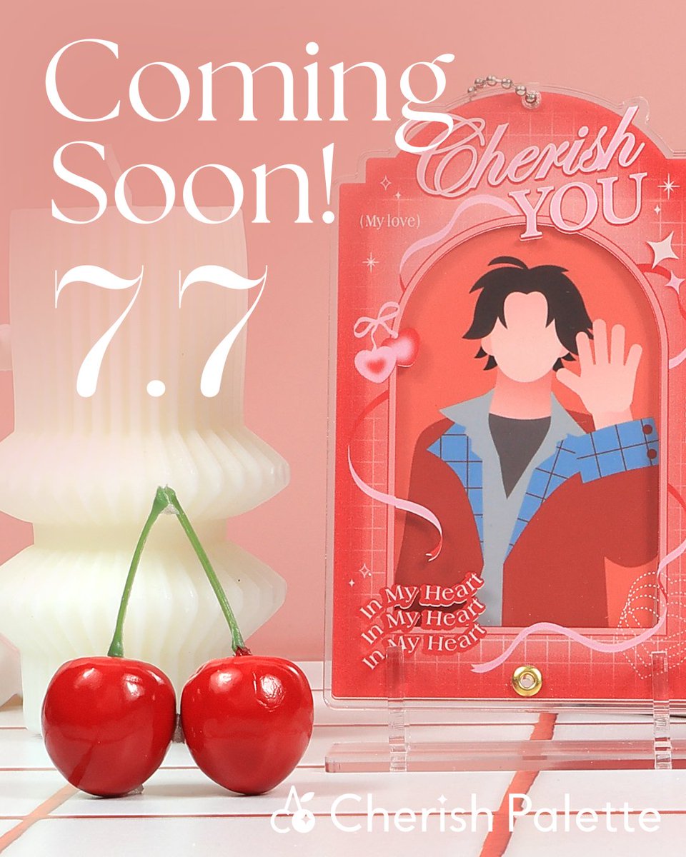 _cherishpalette's tweet photo. 2026.7.7 OPEN
Coming soon...

推し活コーディネートブランド《チェリパレ》🍒🎨

＊“Cherish You”＝「あなたを大切に想う」＊ https://t.co/8NZR5Mof07