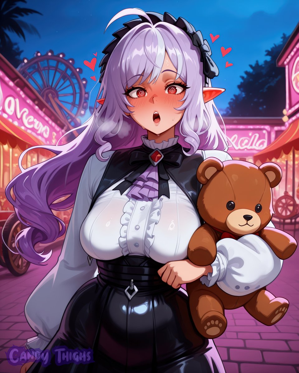 CandyxThighs's tweet photo. You gave her a splendid date at the carnival, now she's in love with you 💕

#ZenlessZoneZero #VivianBanshee #FanArtIllustration https://t.co/L8jhEcQTvz