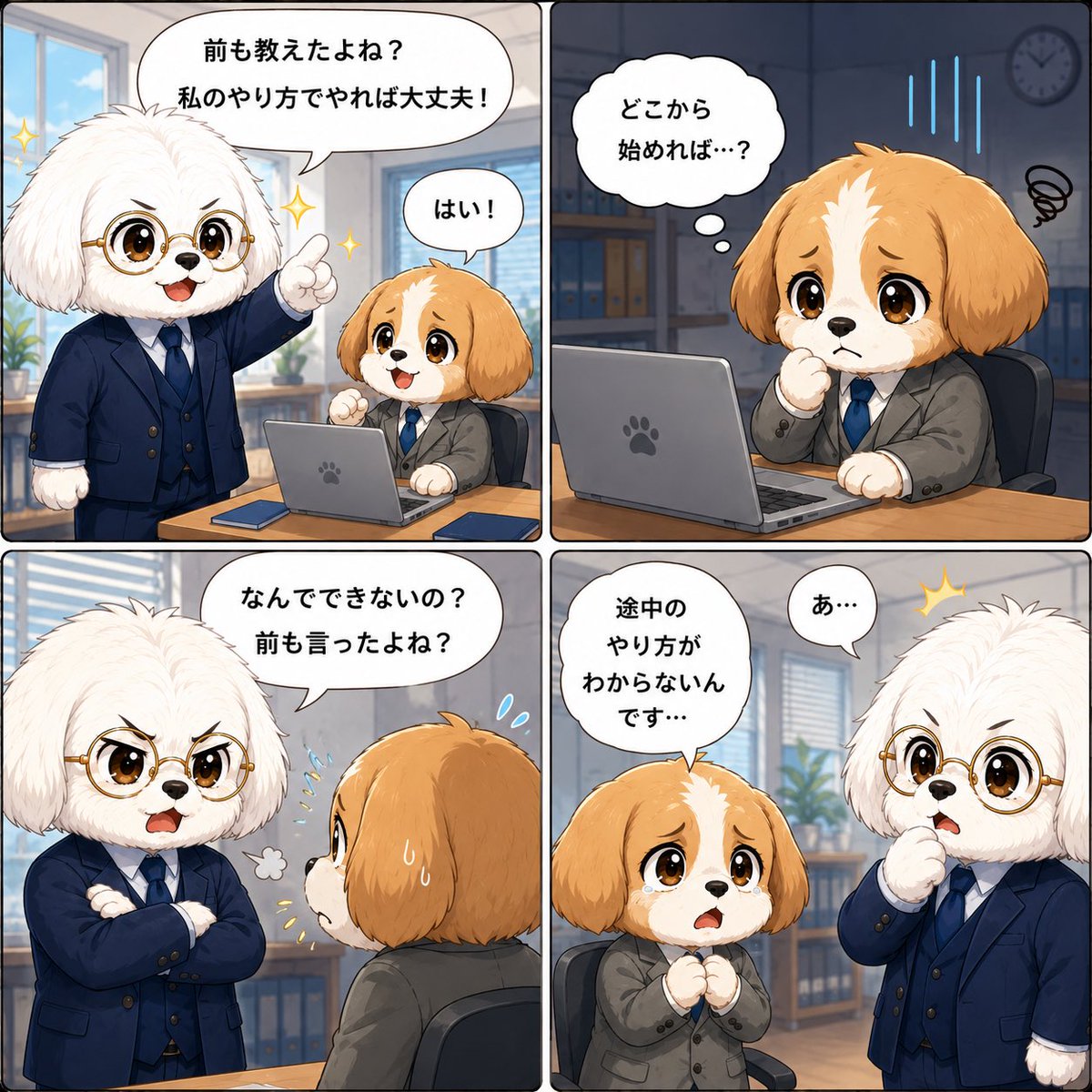 fu_senpai7535's tweet photo. 【時間に追われるリーダーあるある】

自分はできる。

だから教えたつもり。

でも、

経験の途中にあった

「失敗」

「考え方」

「細かな工程」

が抜け落ちていて、

気づけば

「なんでできないの？」

となってしまう。 https://t.co/AVJybWSqfQ
