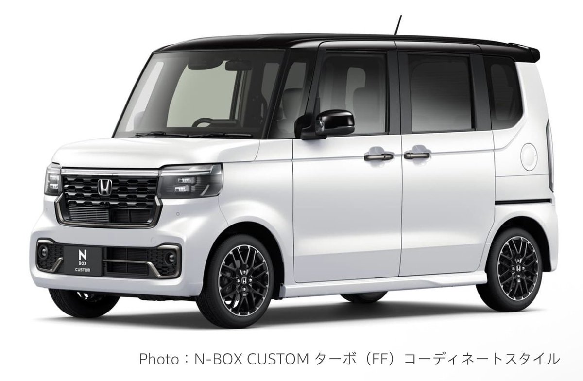 NASKA_NBOX's tweet photo. 【ご報告】
NBOX Customターボ コーディネートスタイル
(JF5)に乗り換えることにしました✨️

やっぱりターボが欲しくて、新型ではなくあえての前期にしました！
3から流用できるパーツは流用する予定です🤗🤗
これからもよろしくお願いします🙏 https://t.co/9RZ4LL9ihb
