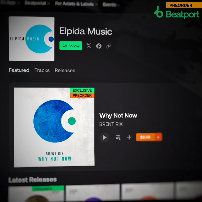 Brent_Rix's tweet photo. 🎶 You can now preorder or listen to my next release, “Why Not Now” from @beatport ! Coming out on Elpida Music on the 03/07/26!

➤ Listen/Pre-Order:
https://t.co/25vR9nIO4j

#trance #trancefam #newmusic #UpliftingTrance #TranceArmy #asot #beatport #dj @elpidamusicofficial https://t.co/AylJJPeVrq