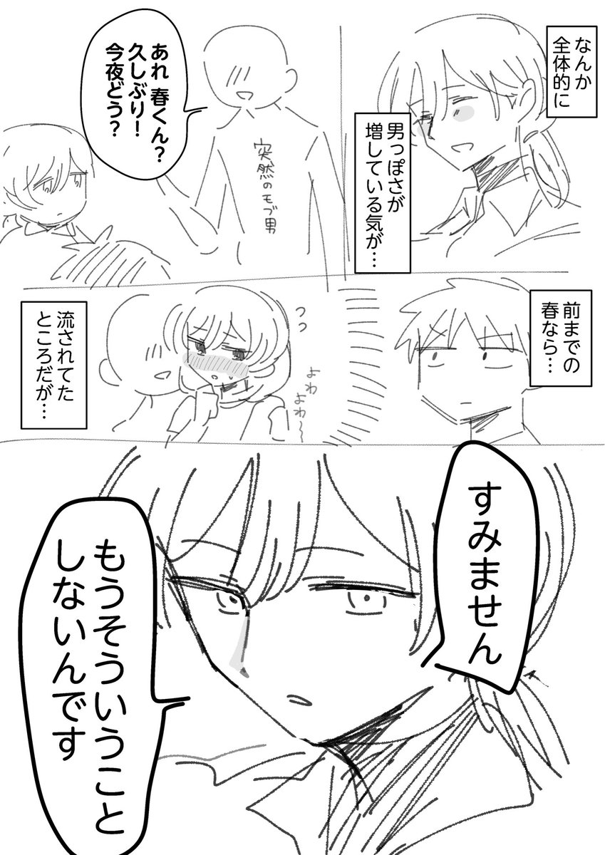 pan_parara's tweet photo. メス男性攻め堕ち物語（一次創作） https://t.co/13JseOHEU0