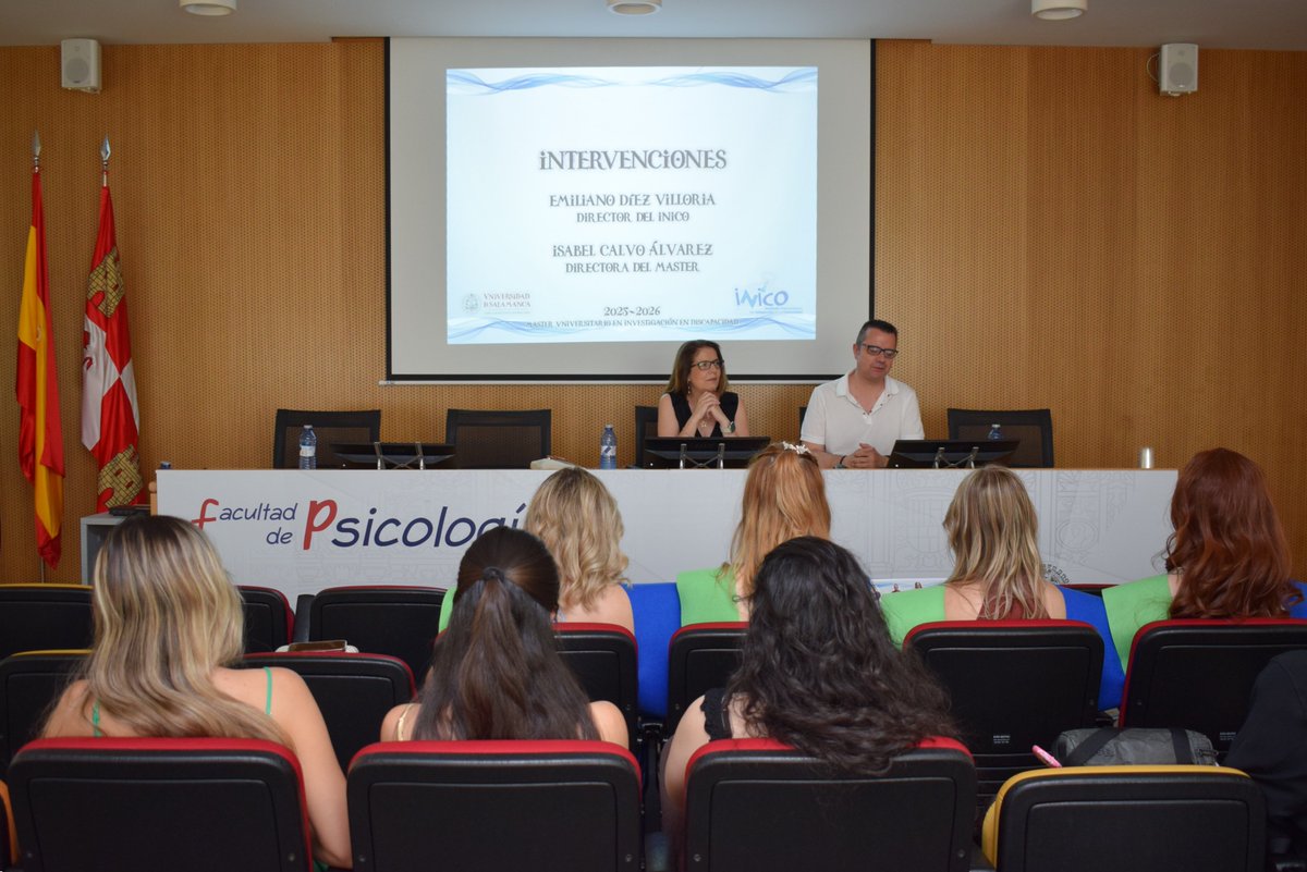 INICO_usal's tweet photo. Hoy hemos celebrado el Acto de graduación Máster Universitario en Investigación en Discapacidad del INICO en @usal 

Gracias compañeras por habernos acompañado esta edición.

Si tú también quieres formarte en investigación sobre #discapacidad 👇

https://t.co/bgzmub2faW https://t.co/BLXfvg9MWV