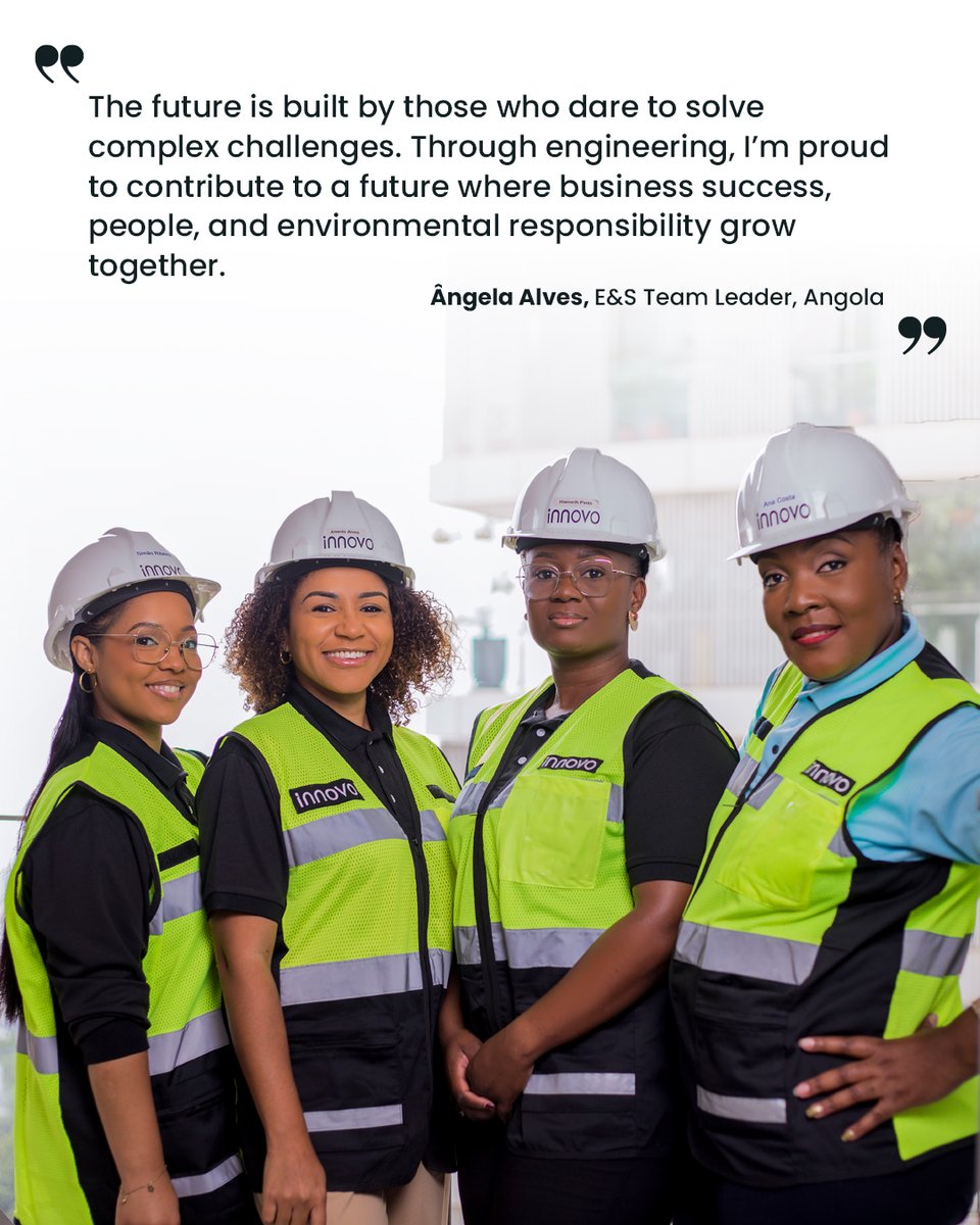 Innovo_Group's tweet photo. Happy International Women in Engineering Day.  

Today, we celebrate the women who are designing, building, solving, and leading. 

To all the women in engineering at Innovo and beyond: thank you for the impact you make, and the future you help create.  

#Innovo #LifeAtInnovo #INWED2025 #WomenInEngineering #Construction