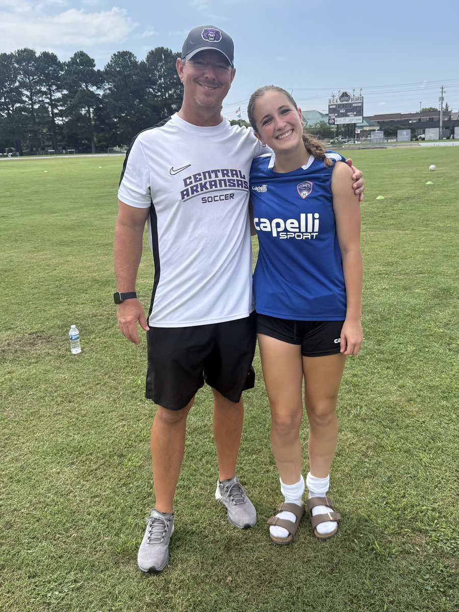 KJShelton10's tweet photo. Thank you @DnicholsDerek for hosting a great camp @UCAWomensSoccer this last weekend. Loved getting to hear more about your program! https://t.co/NRguEjR4Sg